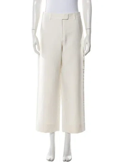 Pre-owned Akris Wide Leg Pants In Neutral