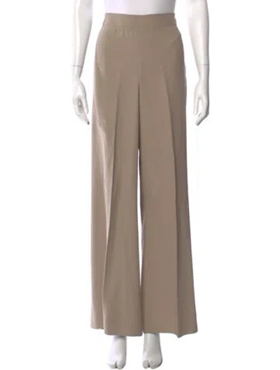 Pre-owned Akris Wide Leg Pants In Neutral