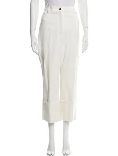 Pre-owned Akris Wide Leg Pants In Neutral