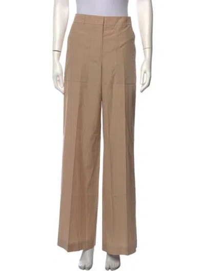 Pre-owned Akris Wide Leg Pants In Neutrals
