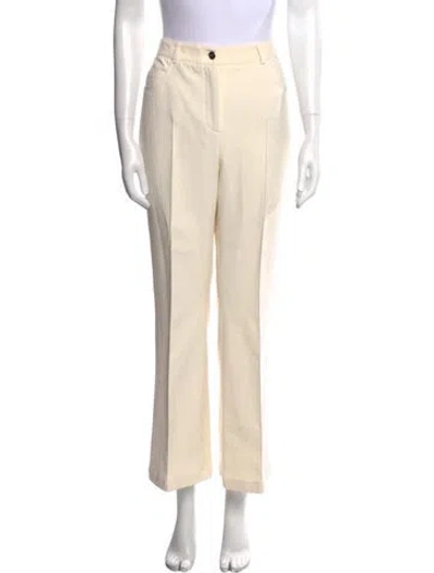Pre-owned Akris Wide Leg Pants In Yellow