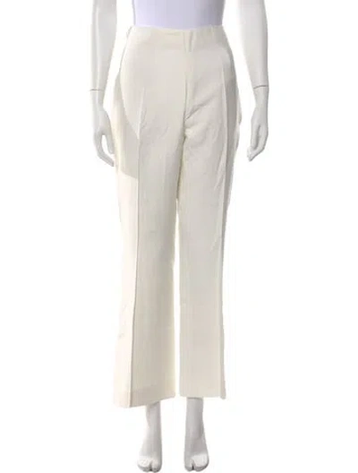 Pre-owned Akris Wide Leg Pants In Yellow