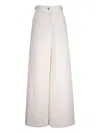 Akris Finnian Wide Leg Cotton Stretch Denim Pants