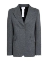Akris Woman Blazer Grey Size 8 Virgin Wool In Grey