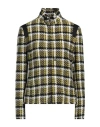 Akris Woman Jacket Yellow Size 10 Cotton, Polyester, Polyacrylic, Viscose, Virgin Wool In Yellow