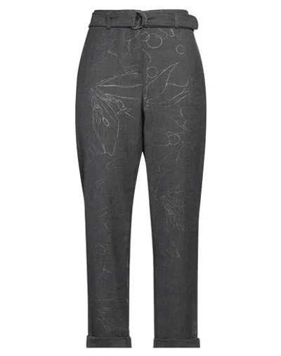 Akris Woman Pants Grey Size 12 Polyester, Virgin Wool, Polyurethane, Elastane