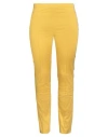 Akris Woman Pants Yellow Size 10 Cotton, Elastane In Yellow
