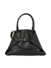 Akris Ai Little Cervo Calf Top-handle Bag In Black