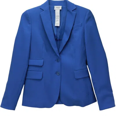 Akris Women's Blue Hour Punto Two Button Pocket Blazer Suit Jackets &