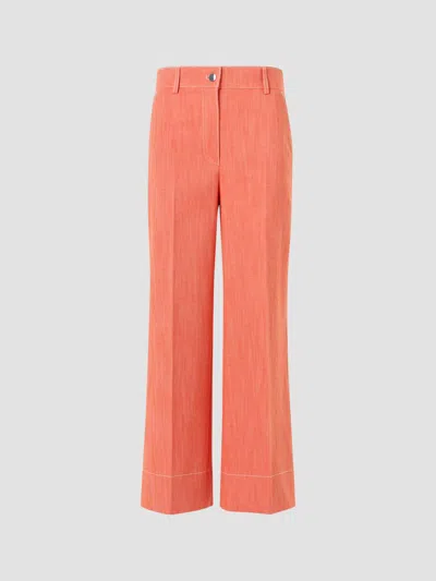 Akris Women's Chiara Denim Crop Pants In Orange