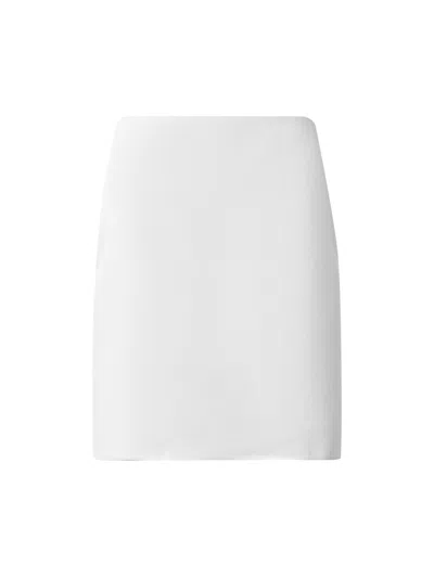 Akris Women's Cotton & Silk Pencil Miniskirt In Sand