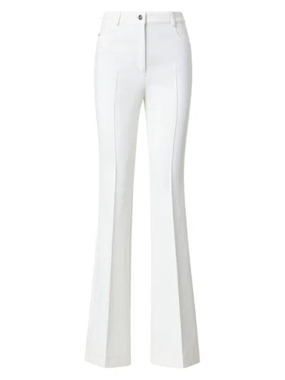 Akris Women's Farid Seamed Bootcut Pants In Sand