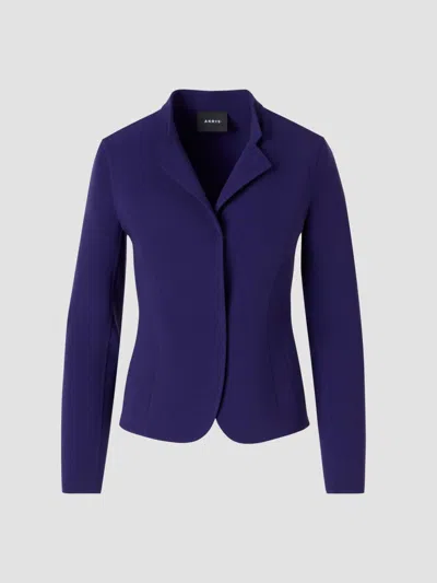 Akris Women's Hamer Double-faced Wool Jacket In Blue