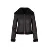 Akris Lamb Leather Jacket In Brown