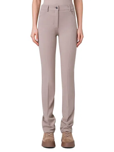 Akris Women's Maris Five-pocket Pants In Camel