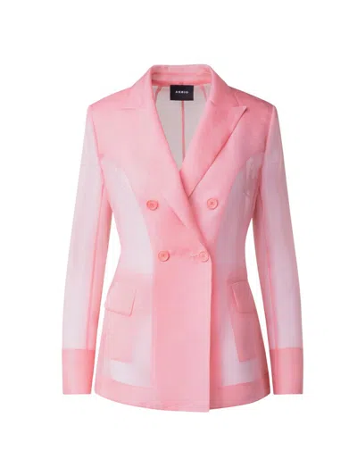 Akris Women's Phoebe Silk Jacket In Pink