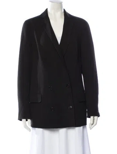 Pre-owned Akris Wool Blazer In Black