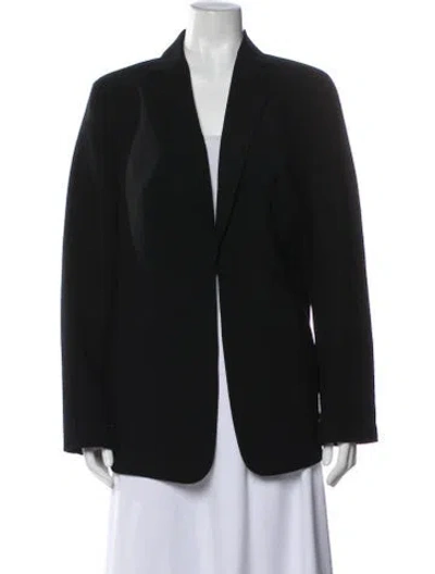 Pre-owned Akris Wool Blazer In Black