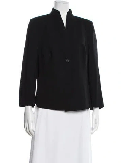 Pre-owned Akris Wool Blazer In Black