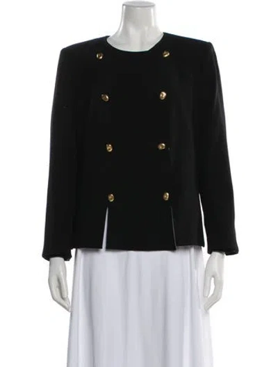Pre-owned Akris Wool Blazer In Black
