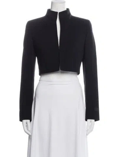 Pre-owned Akris Wool Blazer In Black
