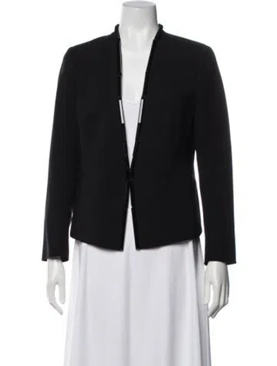 Pre-owned Akris Wool Blazer In Black