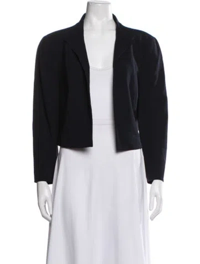 Pre-owned Akris Wool Blazer In Black