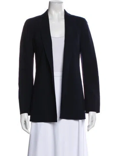 Pre-owned Akris Wool Blazer In Blue