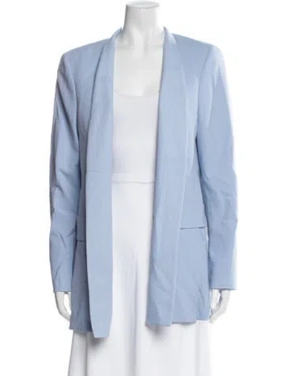 Pre-owned Akris Wool Blazer In Blue