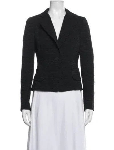 Pre-owned Akris Wool Blazer In Blue