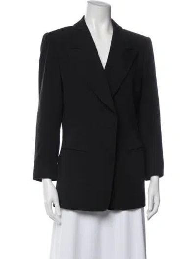 Pre-owned Akris Wool Blazer In Blue