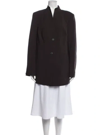 Pre-owned Akris Wool Blazer In Brown