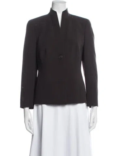 Pre-owned Akris Wool Blazer In Brown