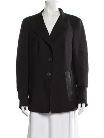 Pre-owned Akris Wool Blazer In Gray