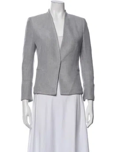 Pre-owned Akris Wool Blazer In Gray