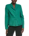 Akris Wool Blazer In Green
