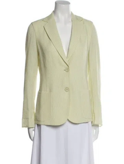 Pre-owned Akris Wool Blazer In Green