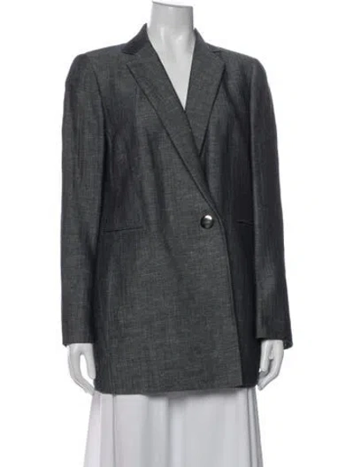 Pre-owned Akris Wool Blazer In Grey