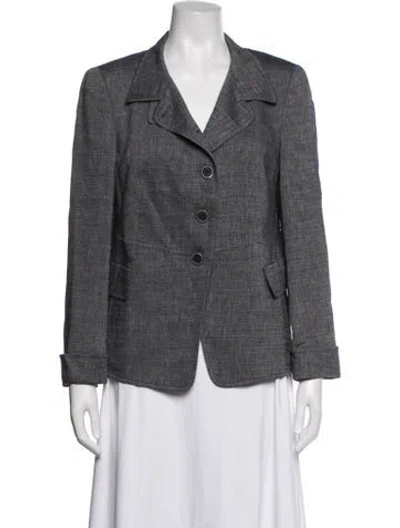 Pre-owned Akris Wool Blazer In Grey