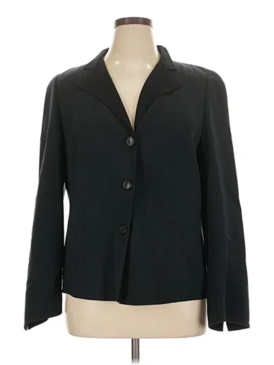 Pre-owned Akris Wool Blazer Jacket In Black