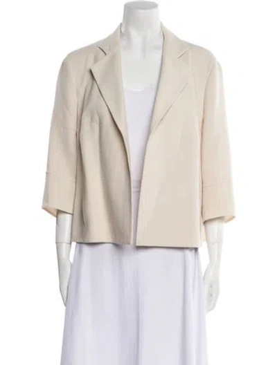 Pre-owned Akris Wool Blazer In Neutral
