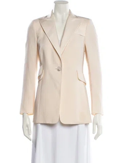 Pre-owned Akris Wool Blazer In Neutral
