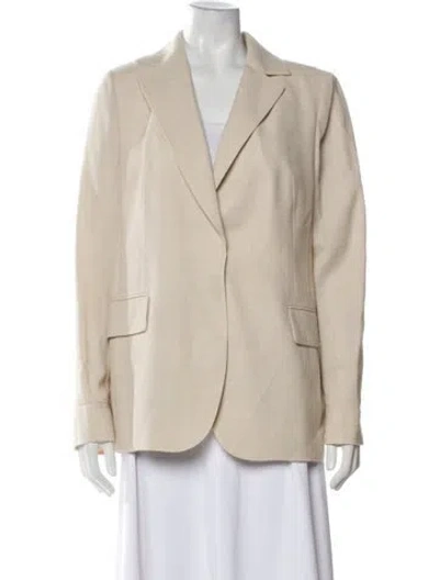 Pre-owned Akris Wool Blazer In Neutral