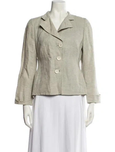 Pre-owned Akris Wool Blazer In Neutral
