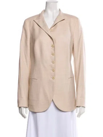 Pre-owned Akris Wool Blazer In Neutral