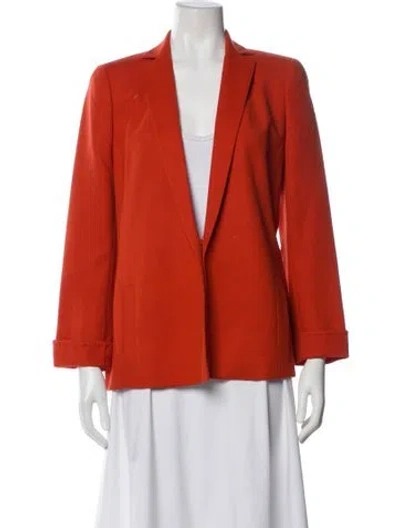 Pre-owned Akris Wool Blazer In Orange