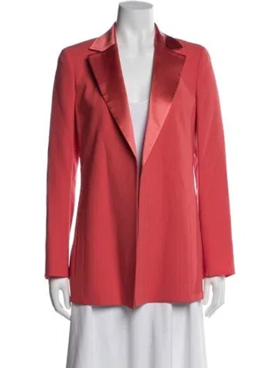 Pre-owned Akris Wool Blazer In Orange