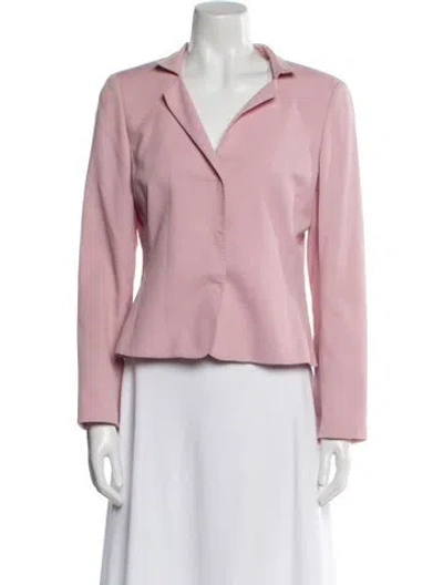 Pre-owned Akris Wool Blazer In Pink