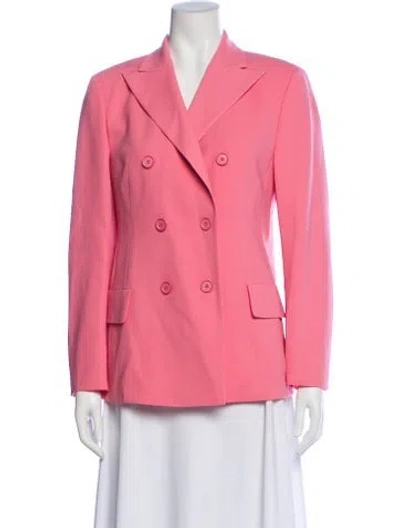 Pre-owned Akris Wool Blazer In Pink