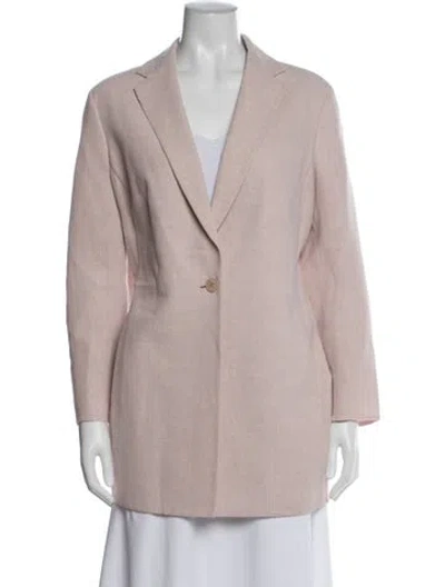 Pre-owned Akris Wool Blazer In Pink